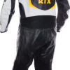 RTX F1 Junior Kids Racing Biker Yellow Leathers