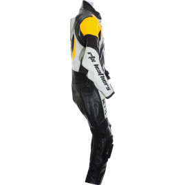 RTX F1 Junior Kids Racing Biker Yellow Leathers