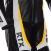 RTX F1 Junior Kids Racing Biker Yellow Leathers