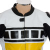 RTX Laguna Seca Edition Speedlock Yellow Motorcycle Leather Biker Jacket
