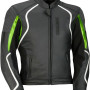 RTX Ninja Green Black Leather Motorcycle Jacket