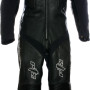 SALE - RTX Panther Black Sports Biker Race Leather Suit