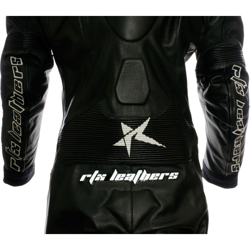 SALE - RTX Panther Black Sports Biker Race Leather Suit