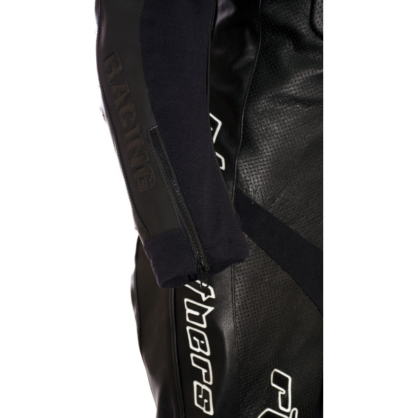 SALE - RTX Panther Black Sports Biker Race Leather Suit