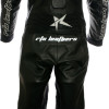 SALE - RTX Panther Black Sports Biker Race Leather Suit