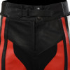 Raptor Red Motorcycle Leather Biker Trouser