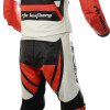Raptor Red Motorcycle 2pc Racing Leather Suit