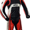 Raptor Red Motorcycle 2pc Racing Leather Suit