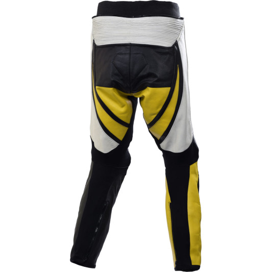 Raptor Yellow Motorcycle 2pc Racing Leather Suit