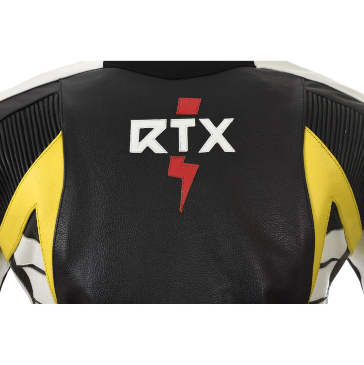 Raptor Yellow Motorcycle Leather Biker Jacket