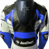 Raptor Blue Motorcycle Racing Leather Suit