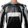 Raptor Grey Motorcycle Racing Leather Suit
