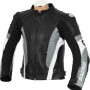 RSV Grey Sports Biker Leather Motorcycle Jacket