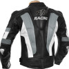 RSV Grey Sports Biker Leather Motorcycle Jacket
