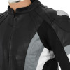 RSV Grey Sports Biker Leather Motorcycle Jacket