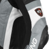 RSV Grey Sports Biker Leather Motorcycle Jacket