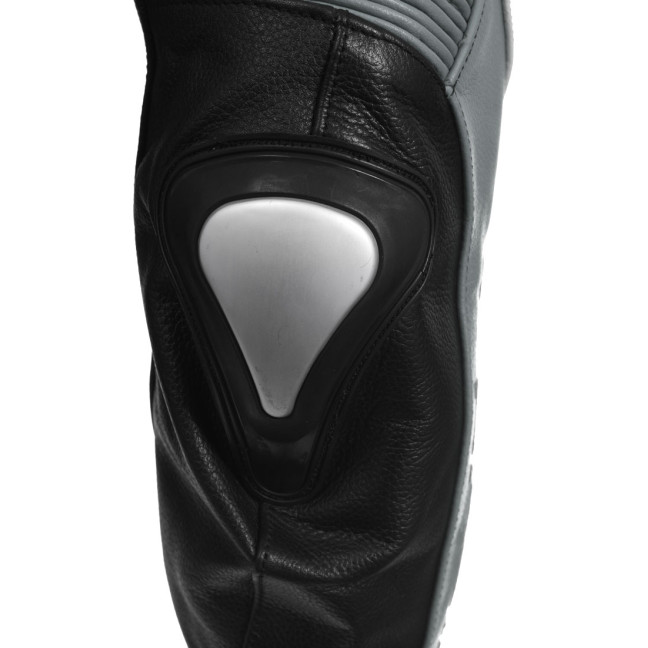 RSV Grey Sports Biker Leather Motorcycle Jacket