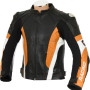 RSV Orange Sports Biker Leather Motorcycle Jacket