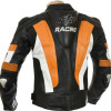 RSV Orange Sports Biker Leather Motorcycle Jacket