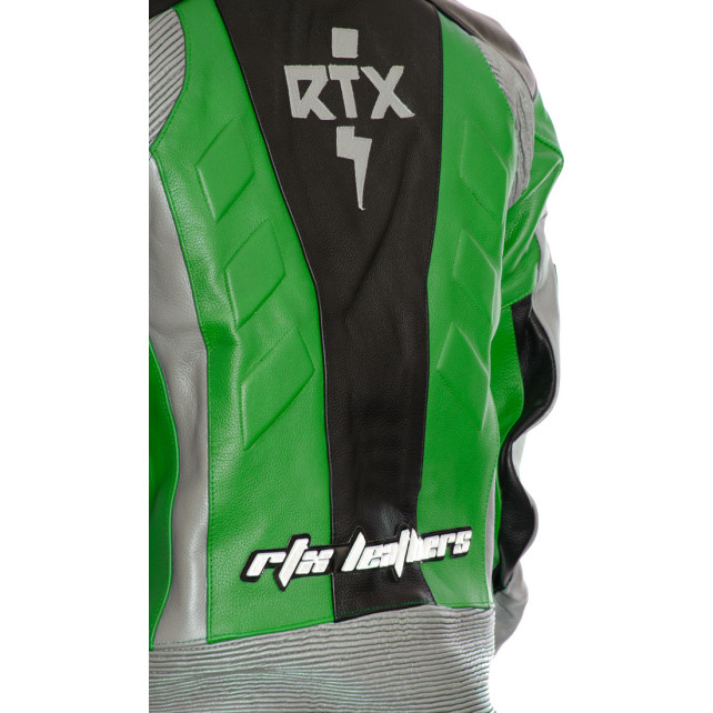 RTX Xtreme Green One Piece Motorbike Leather Suit