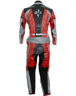 RTX Xtreme Red One Piece Motorbike Leather Suit