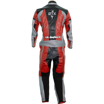 RTX Xtreme Red One Piece Motorbike Leather Suit