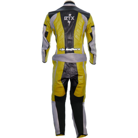 RTX Xtreme Yellow One Piece Motorbike Leather Suit