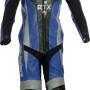 RTX Xtreme Blue One Piece Motorbike Leather Suit