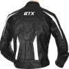 RTX Sports Cruiser Black Biker Leather Jacket - SALE