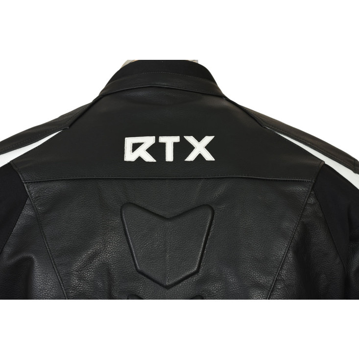 RTX Sports Cruiser Black Biker Leather Jacket - SALE