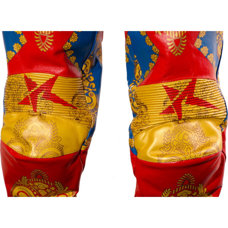 David Bowie Starman Leather Motorcycle Trouser Pant