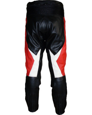 RTX Transformer Red Leather Motorcycle Trouser