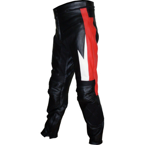 RTX Transformer Red Leather Motorcycle Trouser