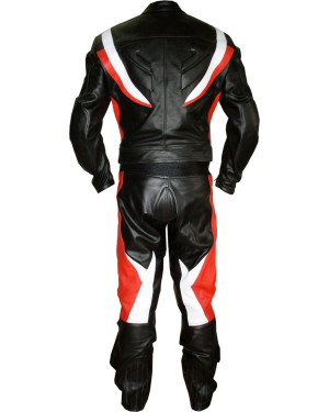 RTX Transformer Red Pro Leather Motorcycle Suit