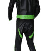 RTX Venom Green & Black Motorcycle Touring 2 Piece Leather Biker Suit