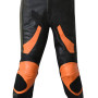 RTX Venom Orange & Black Leather Motorcycle Trouser Pant