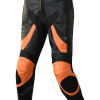 RTX Venom Orange & Black Leather Motorcycle Trouser Pant
