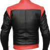 RTX Venom Red Leather Motorcycle Racer Jacket 