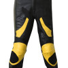 RTX Venom Yellow & Black Leather Motorcycle Trouser Pant