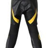 RTX Venom Yellow & Black Leather Motorcycle Trouser Pant