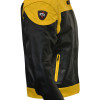 RTX Venom Yellow Leather Motorcycle Jacket 