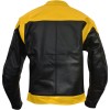 RTX Venom Yellow Leather Motorcycle Jacket 