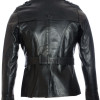 Ladies Windsor Black Leather Jacket