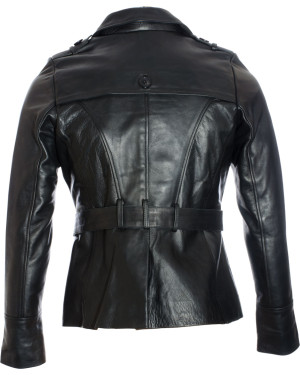 Ladies Windsor Black Leather Jacket