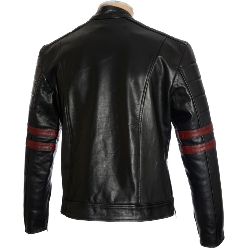 Aero Glider Soft Leather Biker Fashion Jacket 