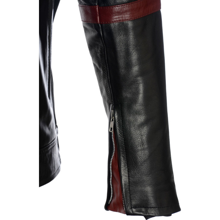 Aero Glider Soft Leather Biker Fashion Jacket 