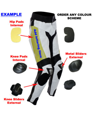 *Custom Bespoke Made to Order Fashion or Motorcycle Biker Leather Trouser Pants