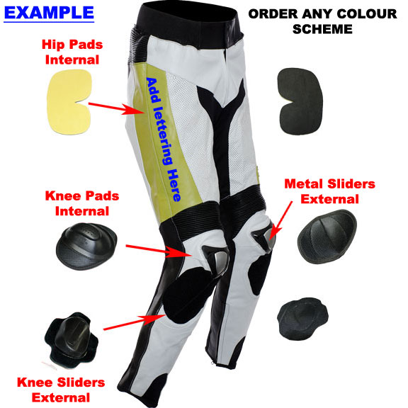 *Custom Bespoke Made to Order Fashion or Motorcycle Biker Leather Trouser Pants