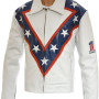 Evel The Legendary Daredevil White Premium Full Leather Jacket