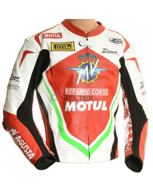 MV Agusta SBK Race Rep Special Edition Leather Biker Jacket